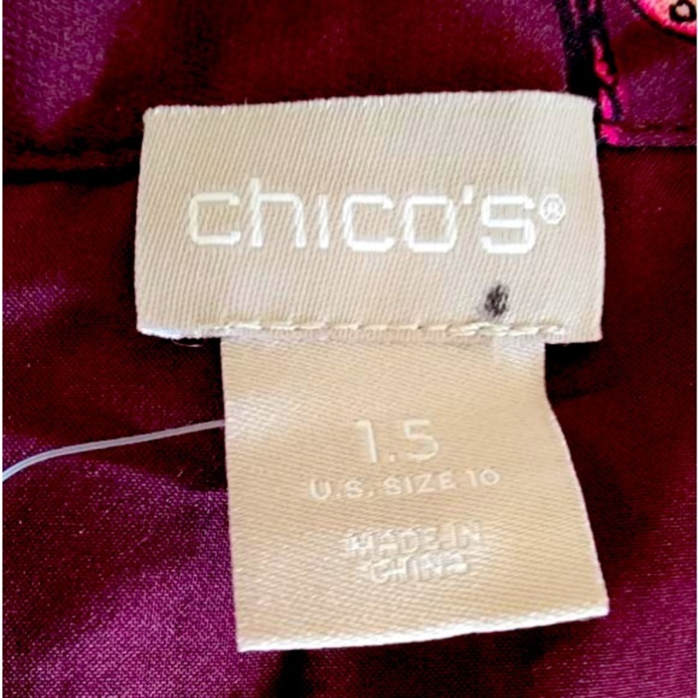 Chico - Women pleated skirt Size 10 - Picture 3 of 3